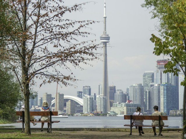 Toronto skyline and the CN Tower